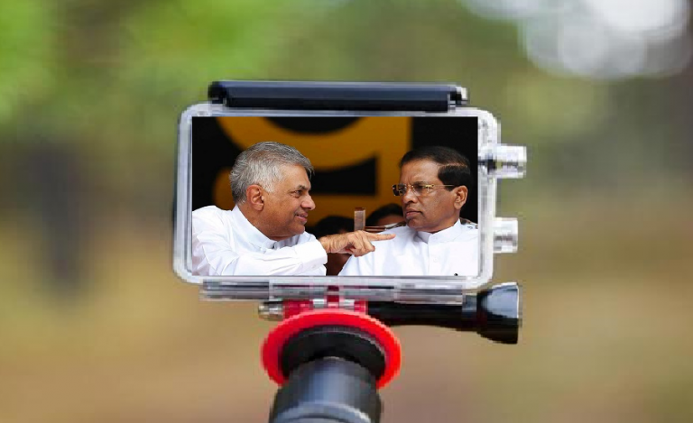 රනිල් මෛත්‍රී රේල් පාරේ සිට ‘සෙල්ෆි‘ ගැසීම!- තිසරණී ගුණසේකර