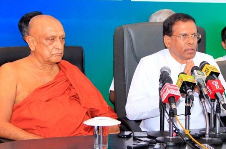 සිරිසේන ජනපති පාලනය: සෝභිත හාමුදුරුවන් පෙරදුටු අසම්පාත දැක්මක්