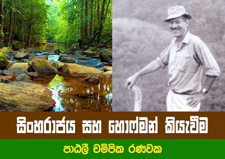 සිංහරාජය සහ හොෆ්මන් කියැවීම – පාඨලී චම්පික රණවක