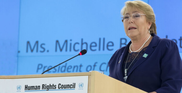 Michelle Bachelet of Chile, newly-appointed as the next UN High Commissioner for Human Rights by Secretary-General António Guterres.