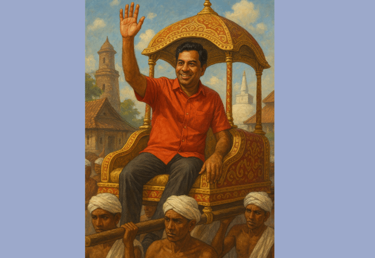 කතාව දෝලවෙන්, ගමන පයින්: ජාජබ ආණ්ඩුවේ ගජමිතුරු දේශපාලනය රාජපක්ෂ අඩිපාරේ ඉදිරියට යන හැටි!