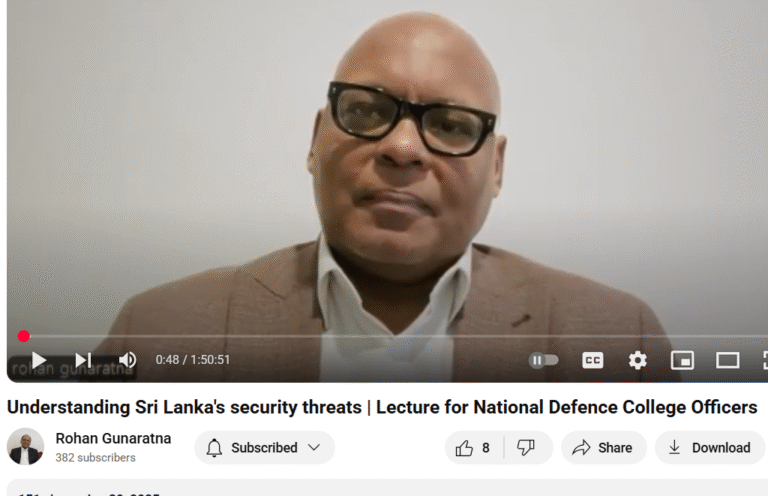 පාස්කු ප්‍රහාරය පිටුපස මහමොළකරුවකු නැතැයි කියන, පිල්ලෙයාන් මිත්‍ර රොහන් ගුණරත්නගෙන් ආරක්ෂක අමත්‍යංශයට උපදෙස්! 