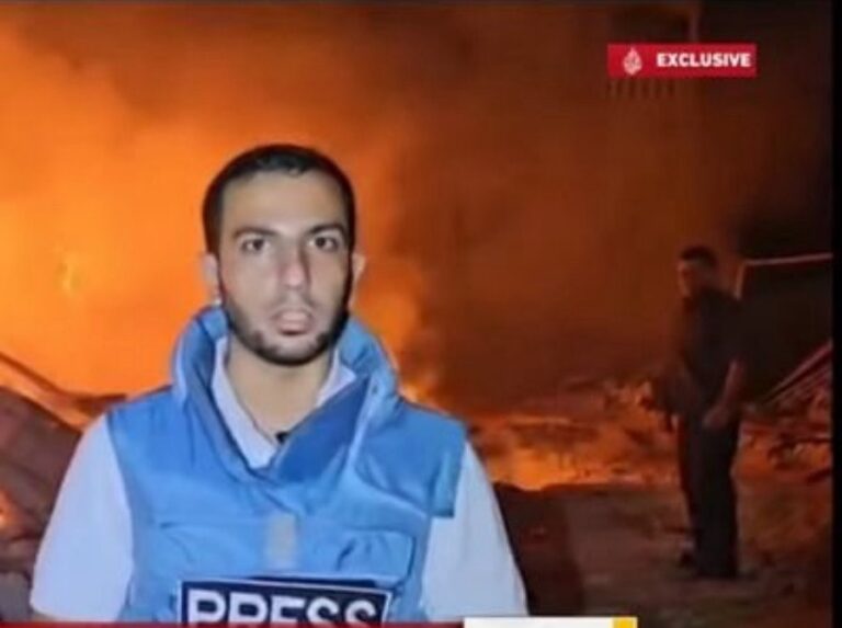 ඊශ්‍රාලය ඝාතනය කළ අල් ජසීරා මාධ්‍යවේදී  අනස් අල්-ෂරීෆ්ගේ අවසාන කැමැත්ත සහ සාක්ෂිය