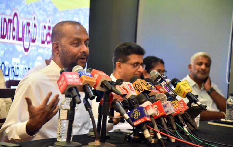 වර්ගවාදී- සාමවාදී, අයිඑම්එෆ්වාදී-අයිඑම්එෆ් විරෝධී  නයි මුගටි සන්ධානය කොයිබටද? – සුනන්ද දේශප්‍රිය