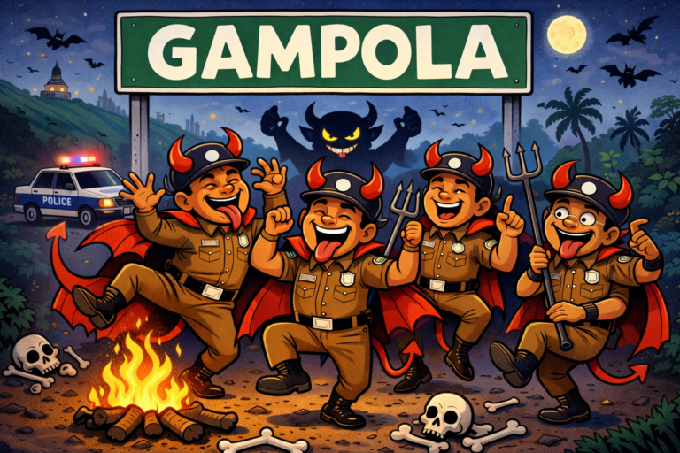 පොලිසියට පයිත්තියන්; නැති බලයක් අරං මාධ්‍යවේදී තරිදු ජයවර්ධන ගම්පොල පොලිසියට කැඳවයි!