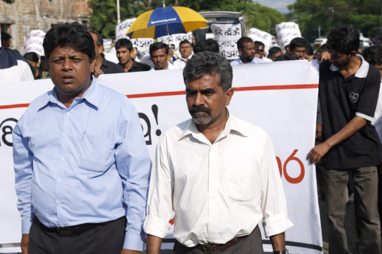 ඊ නිව්ස් කතුවර සදරුවන් සේනාදීර අත්අඩංඟුවට ගත් සිදුවීම ගැන තරුණ ජනමාධ්‍යවේදී සංගමය 2006 දී අධිකරණ සේවා කොමිෂන් සභාව යැවූ ලිපිය